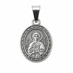 Алла Нательная икона, Мельхиор с серебрением