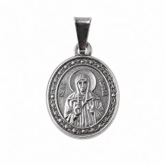 Лариса Нательная икона, Мельхиор с серебрением