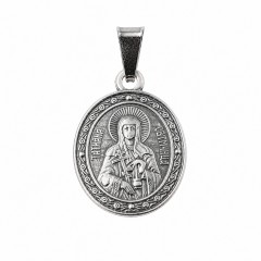 Татиана Нательная икона, Мельхиор с серебрением