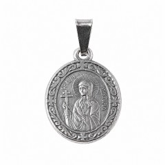 Виктория Нательная икона, Мельхиор с серебрением