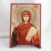 Икона Анна Праведная на дереве, ручная отделка сусальным золотом, 17×23 см