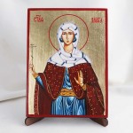 Икона Злата на дереве, ручная отделка сусальным золотом, 17×23 см