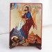Икона Иоанн Предтеча на дереве, ручная отделка сусальным золотом, 17×23 см