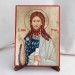 Икона Иоанн Предтеча на дереве, ручная отделка сусальным золотом, 17×23 см