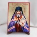 Икона Иоанн Шанхайский на дереве, ручная отделка сусальным золотом, 17×23 см