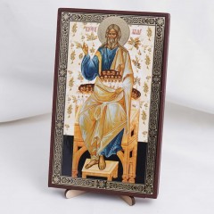 Икона Авраам на дереве №126 11.5х19 с двойным тиснением