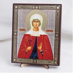 Икона Марина на дереве №137 13x16 с двойным тиснением