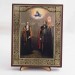 Икона Исакий и Александр Невский на дереве №161 13х16 с двойным тиснением