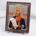 Икона Феодор Ушаков на дереве №168 13х16 с двойным тиснением
