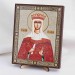 Икона Ольга, св. равноап. вел. княгиня на дереве №19 13х16 с двойным тиснением