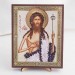 Икона Иоанн Креститель на дереве №225 13х16 с двойным тиснением