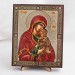 Икона Анна Праведная на дереве №34 13х16 с двойным тиснением