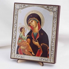Икона Иерусалимская БМ на дереве №36 13х16 с двойным тиснением