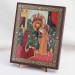 Икона Неувядаемый цвет БМ на дереве №56 13х16 с двойным тиснением