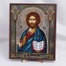 Икона Спаситель на дереве №37 17х21 с двойным тиснением