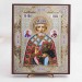 Икона Николай Чудотворец в митре на дереве №42 17х21 с двойным тиснением