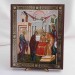 Икона Сретение Господне на дереве №60 17х21 с двойным тиснением