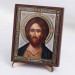 Икона Спаситель на дереве №2 9х11 с двойным тиснением