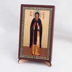Икона Олег Брянский на дереве №70 7.5х12.5 с двойным тиснением