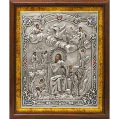 Илия Пророк Фесвитянин, св., в посеребренной ризе (окладе), Р-11.2К Илия Пророк Фесвитянин, св., в посеребренной ризе (окладе), Р-11.2К