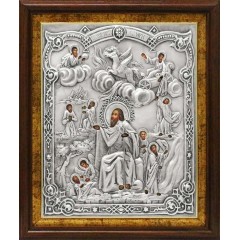 Икона Илии Пророка Фесвитянина, св., в посеребренной ризе (окладе) | Р-11К Икона Илии Пророка Фесвитянина, св., в посеребренной ризе (окладе) | Р-11К