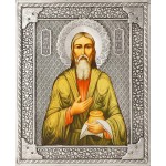 Павел Таганрогский, св. блж., в посеребренной ризе (окладе), Р-237
