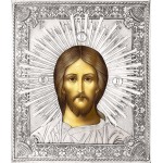 Спас Оплечный в посеребренной ризе (окладе), Р-93