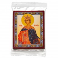 Икона 6х9 Екатерина Александрийская, вмц. (3)