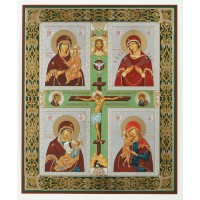 Икона 30х40 Четырехчастная, оргалит