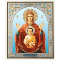 Икона 30х40 Знамение, оргалит