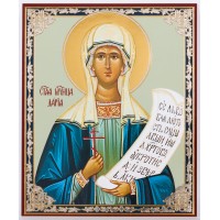 Икона 11х13 Дария Римская, мц. (2), оргалит