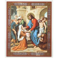 Икона 11х13 Исцеление больных, оргалит