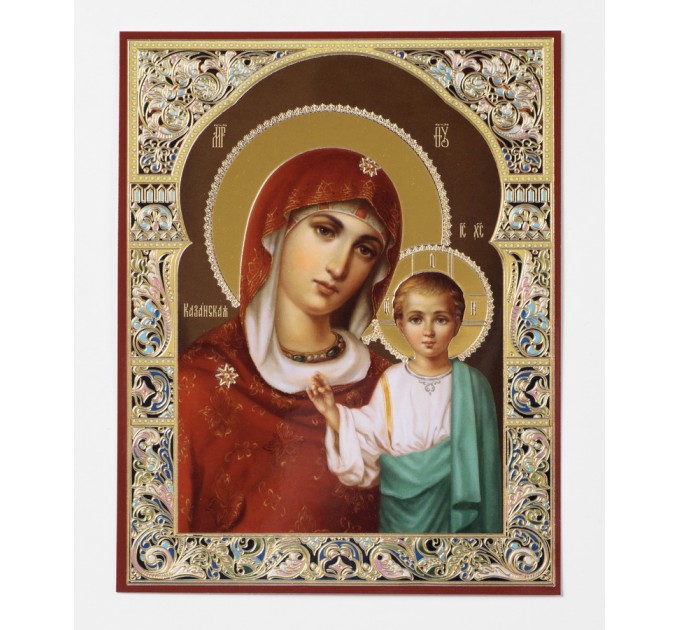Икона 11х13 Казанская БМ 38, оргалит