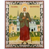 Икона 11х13 Ксения Петербургская, блж. (3), оргалит