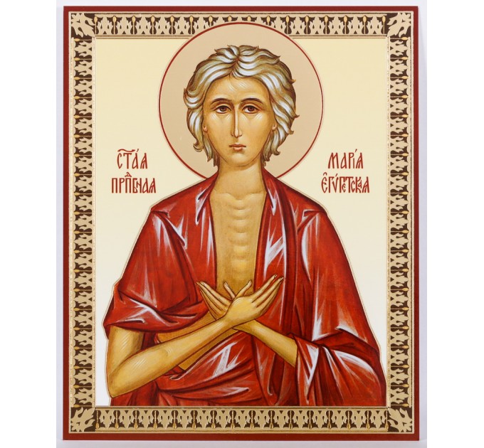 Икона 11х13 Мария Египетская прп. (2), оргалит