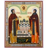 Икона 11х13 Петр и Феврония 8, оргалит