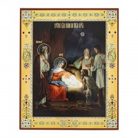 Икона 11х13 Рождество Христово 66, оргалит