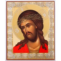 Икона 11х13 Спас в терновом венце №2, оргалит