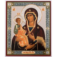 Икона 11х13 Троеручица 2, оргалит
