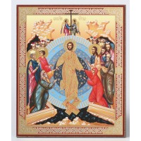 Икона 11х13 Воскресение Христово 54, оргалит
