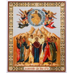 Икона 11х13 Вознесение Господне, оргалит Икона 11х13 Вознесение Господне, оргалит