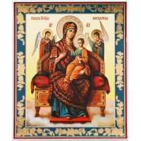 Икона 11х13 Всецарица 2, оргалит