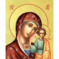 Икона  БМ "Казанская", 01017-УЛ