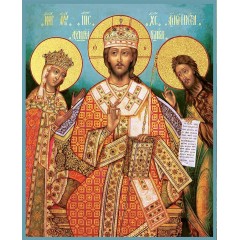 Икона "Спас Великий Архиерей" с золочением поталью, 02005-УЛ