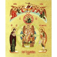 Икона сюжетная "София - Премудрость Божия" с золочением поталью, 07008-УЛ