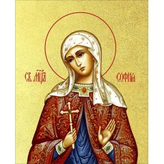 Икона "София", с золочением поталью, 10048-УЛ